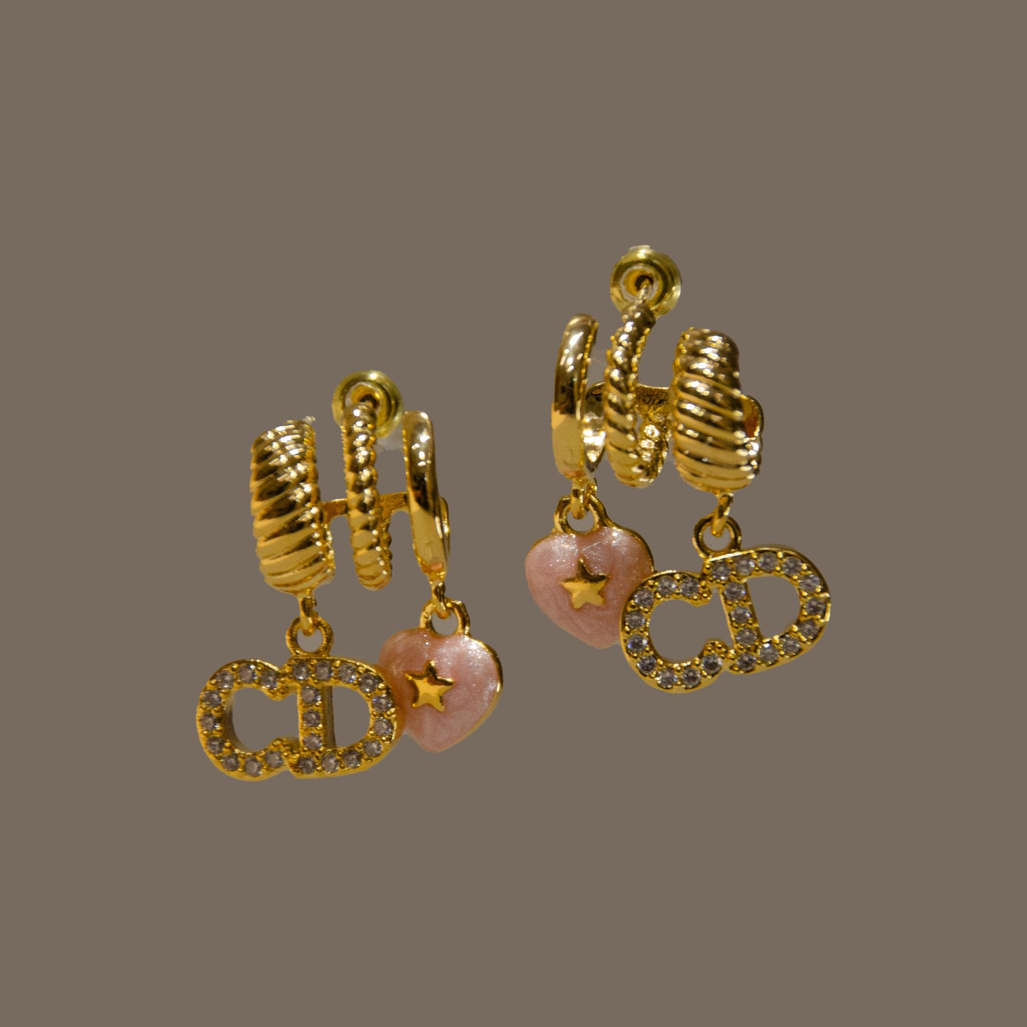 CD Heart Earring