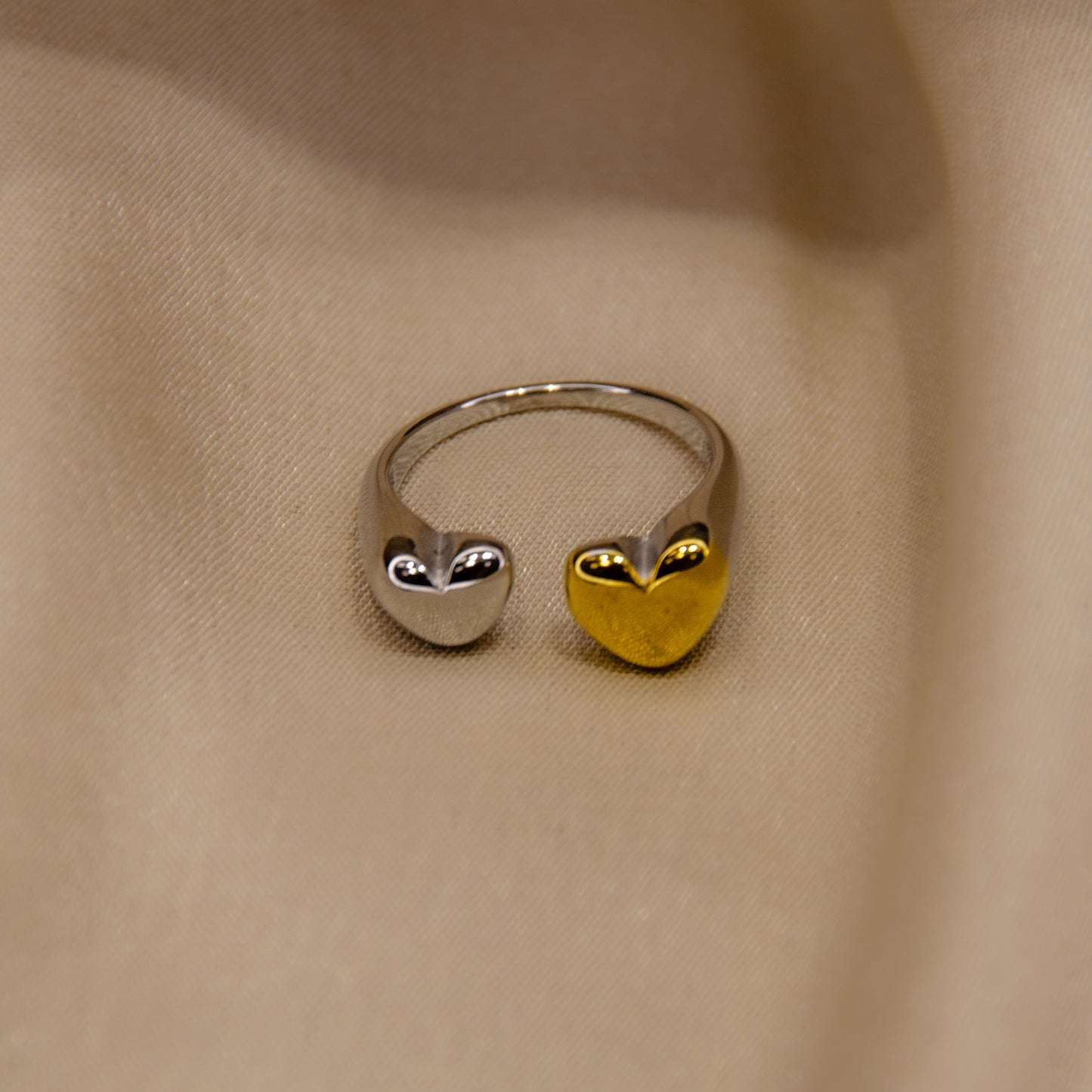 Yin-Yang Heart Ring