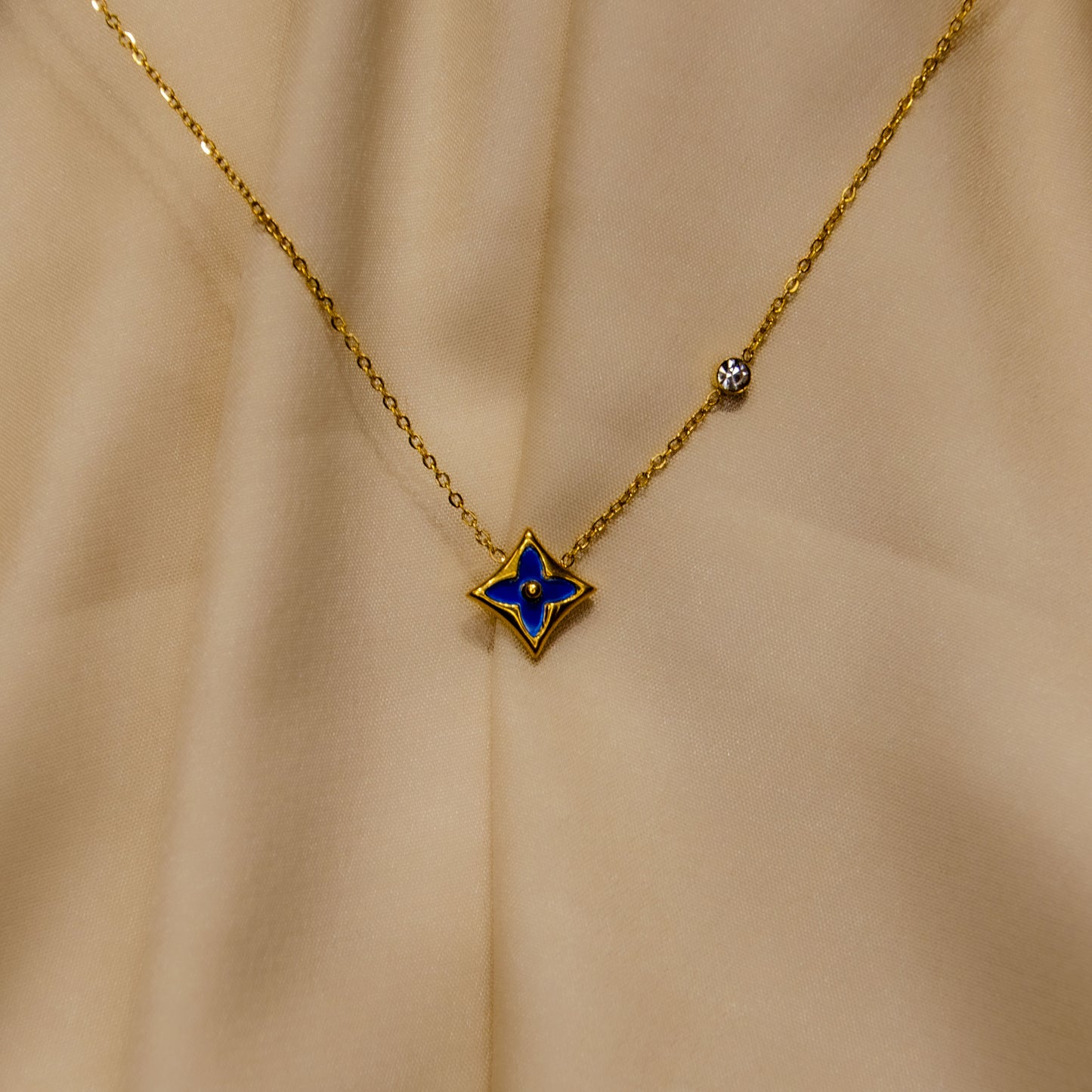 Blue Star Necklace