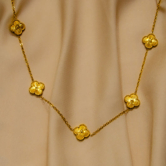 Golden Clover Necklace
