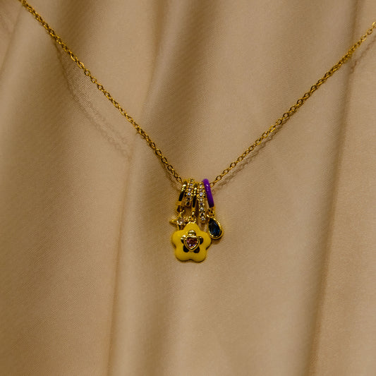 Floral Charm Necklace