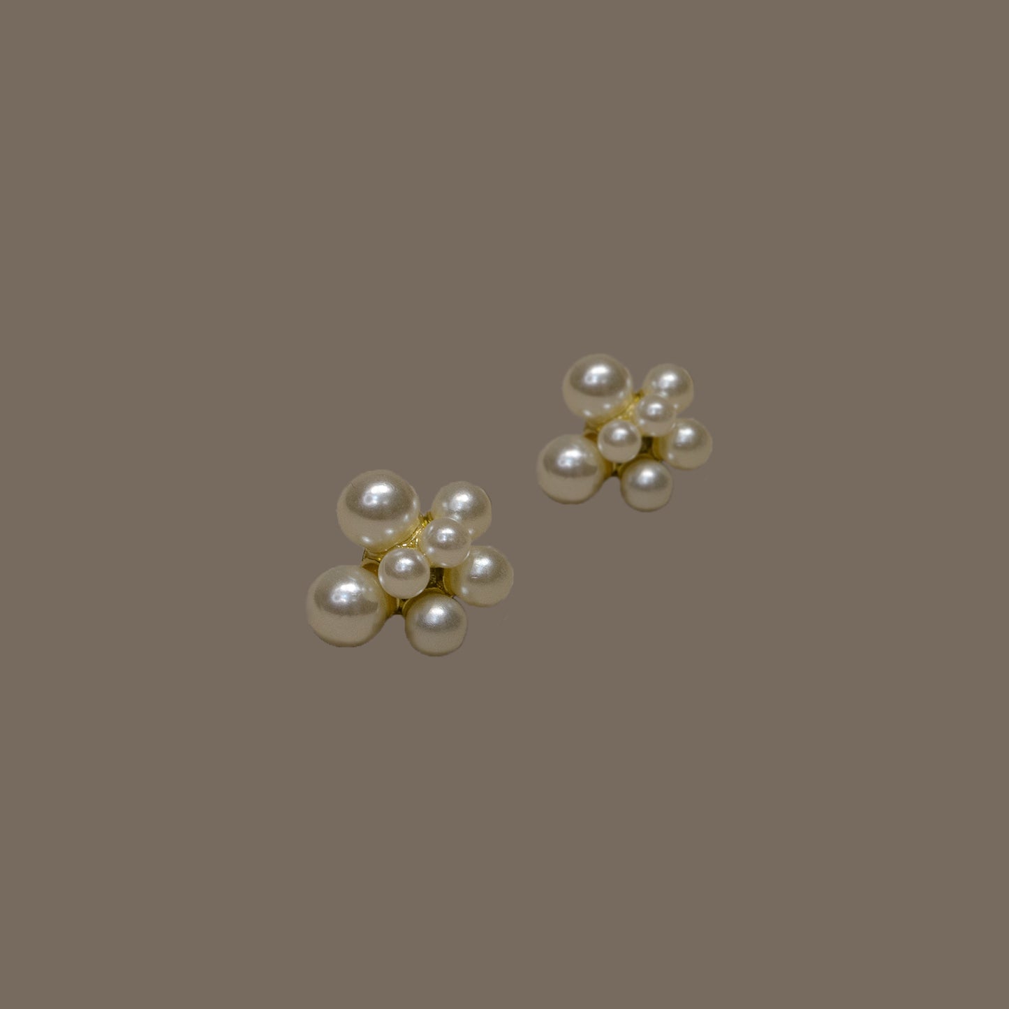 Studed Pearl Earrings