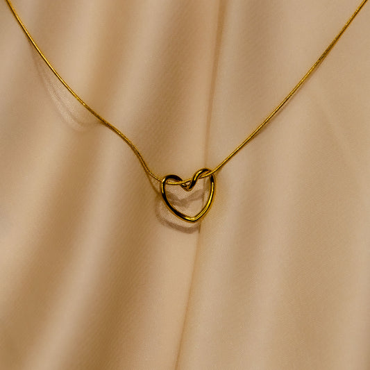 Knotted Heart Necklace