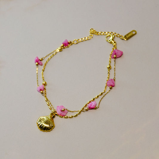 Pink Shell Bracelet